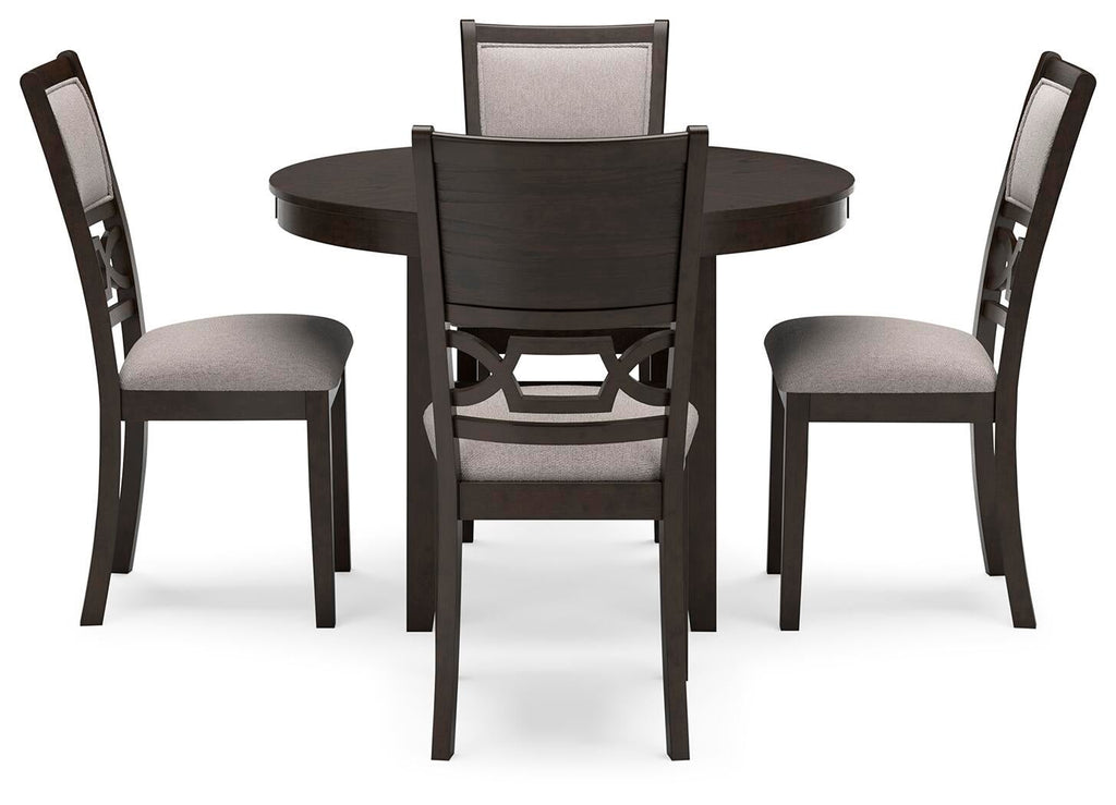Langwest Dining Table and 4 Chairs (Set of 5)