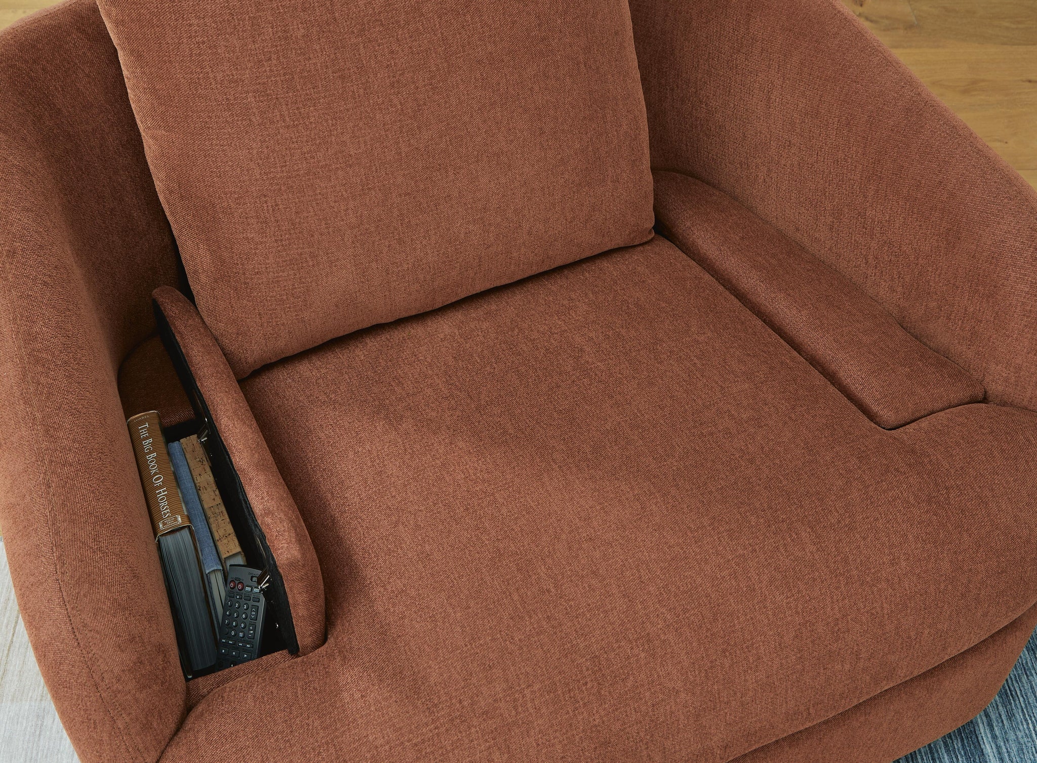Modmax Swivel Glider Recliner (Orange)