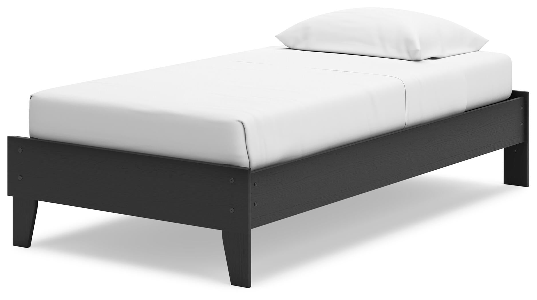 Socalle Platform Bed (Black/Gray)