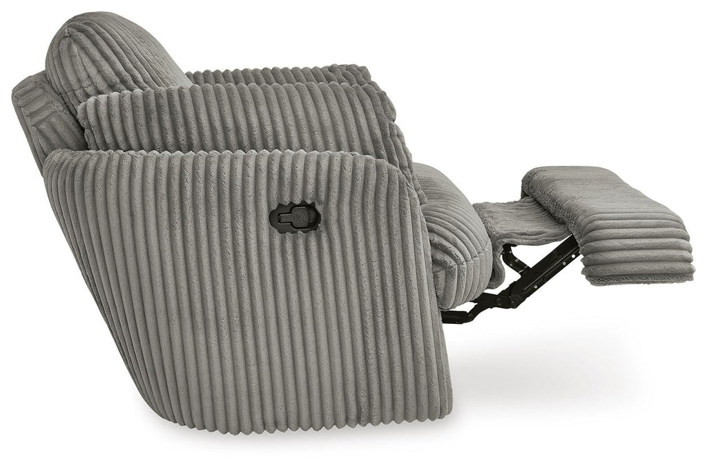Tie-Breaker Swivel Glider Recliner (White)