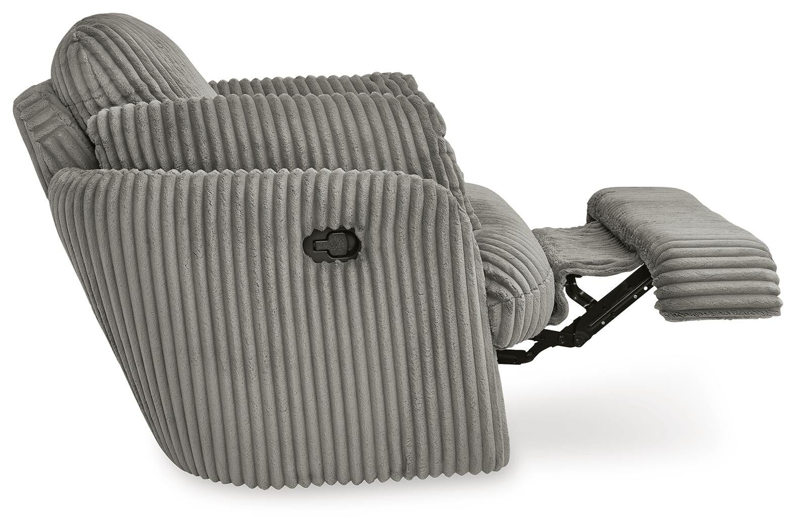 Tie-Breaker Swivel Glider Recliner (White)