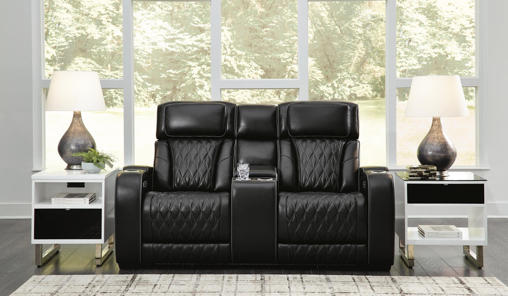 Boyington Power Reclining Loveseat with Console