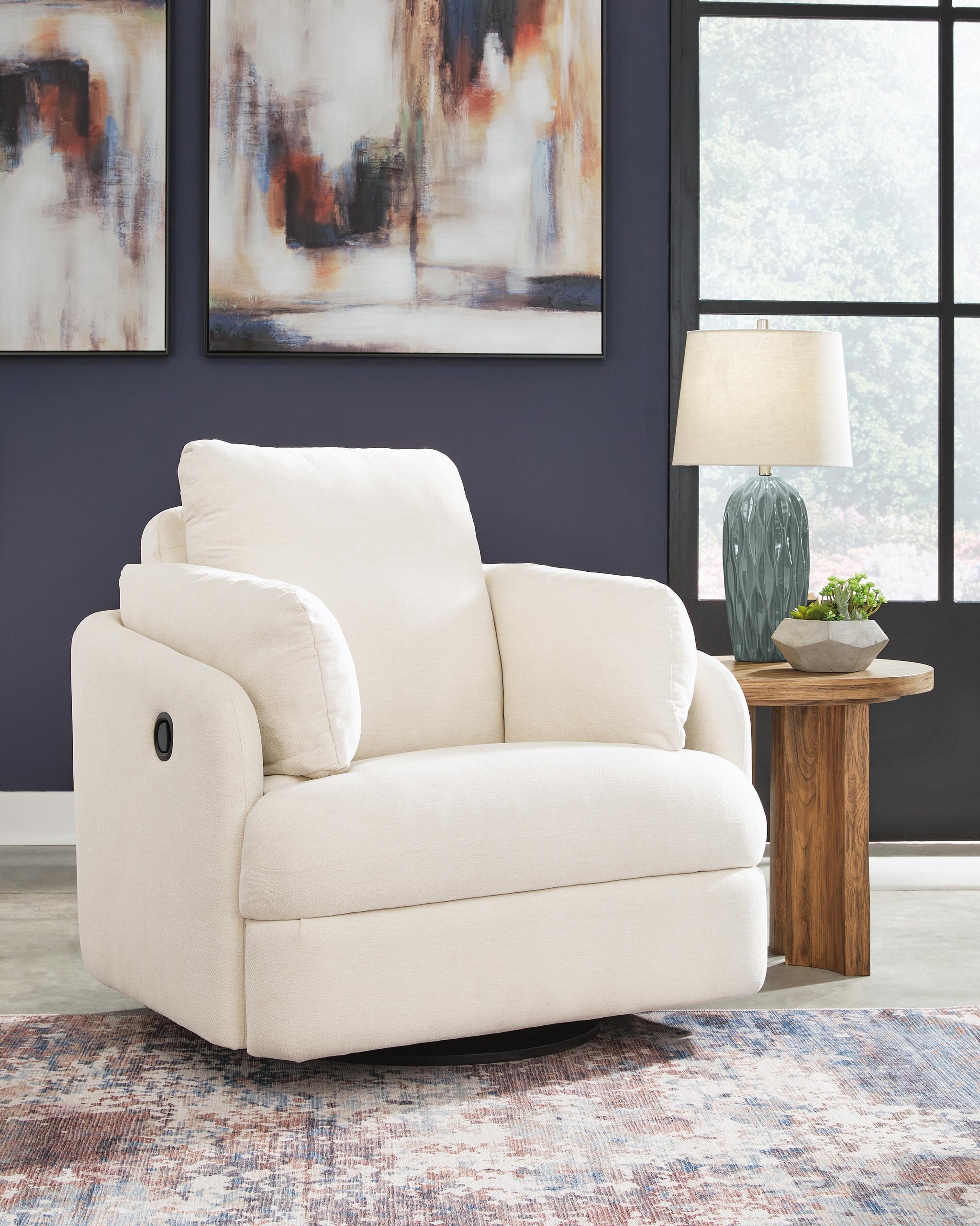 Modmax Swivel Glider Recliner (Orange)