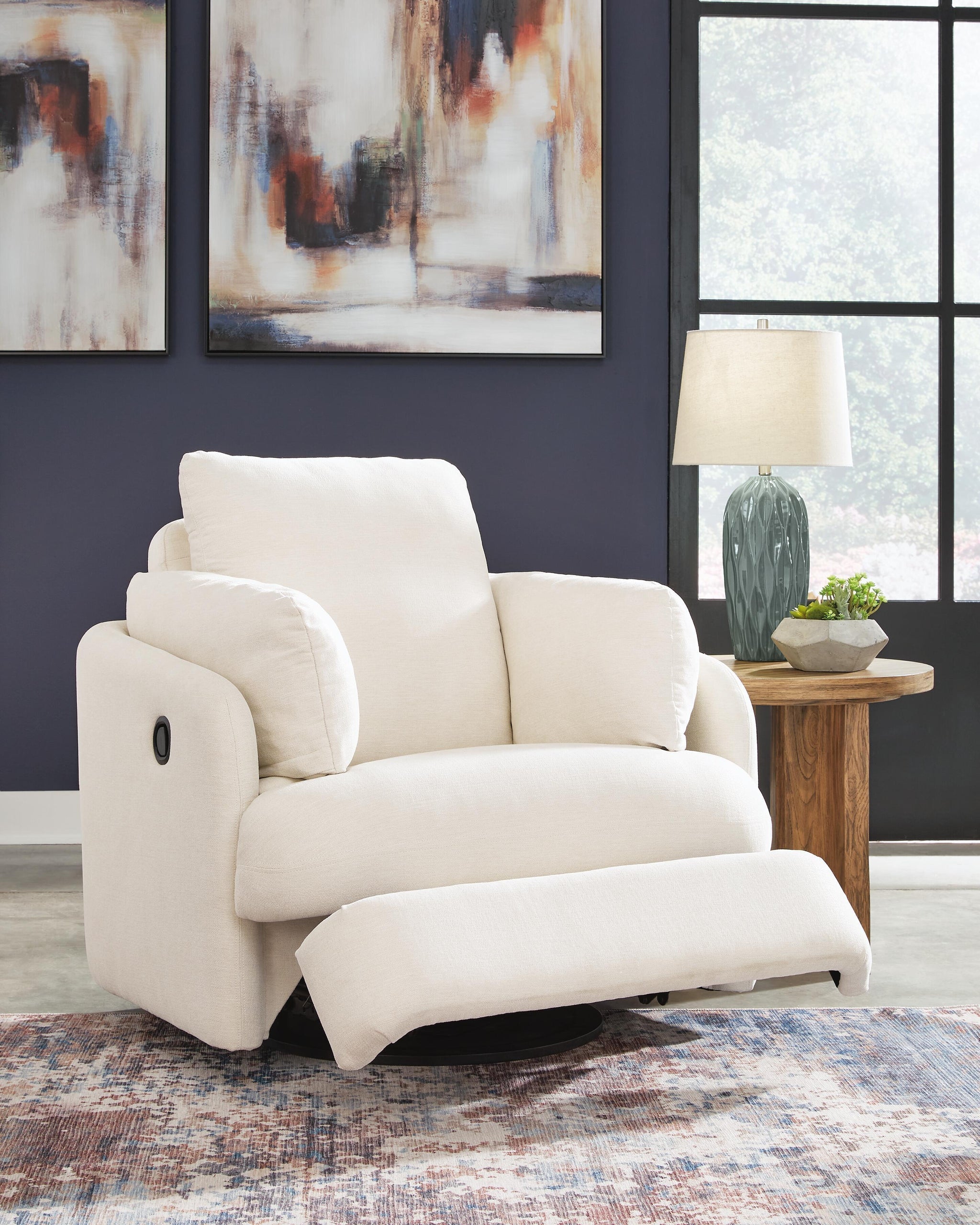 Modmax Swivel Glider Recliner (Orange)