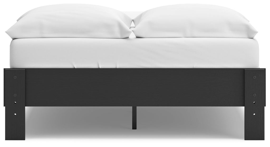 Socalle Platform Bed (Black/Gray)