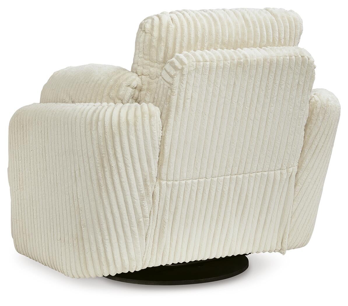 Tie-Breaker Swivel Glider Recliner (White)