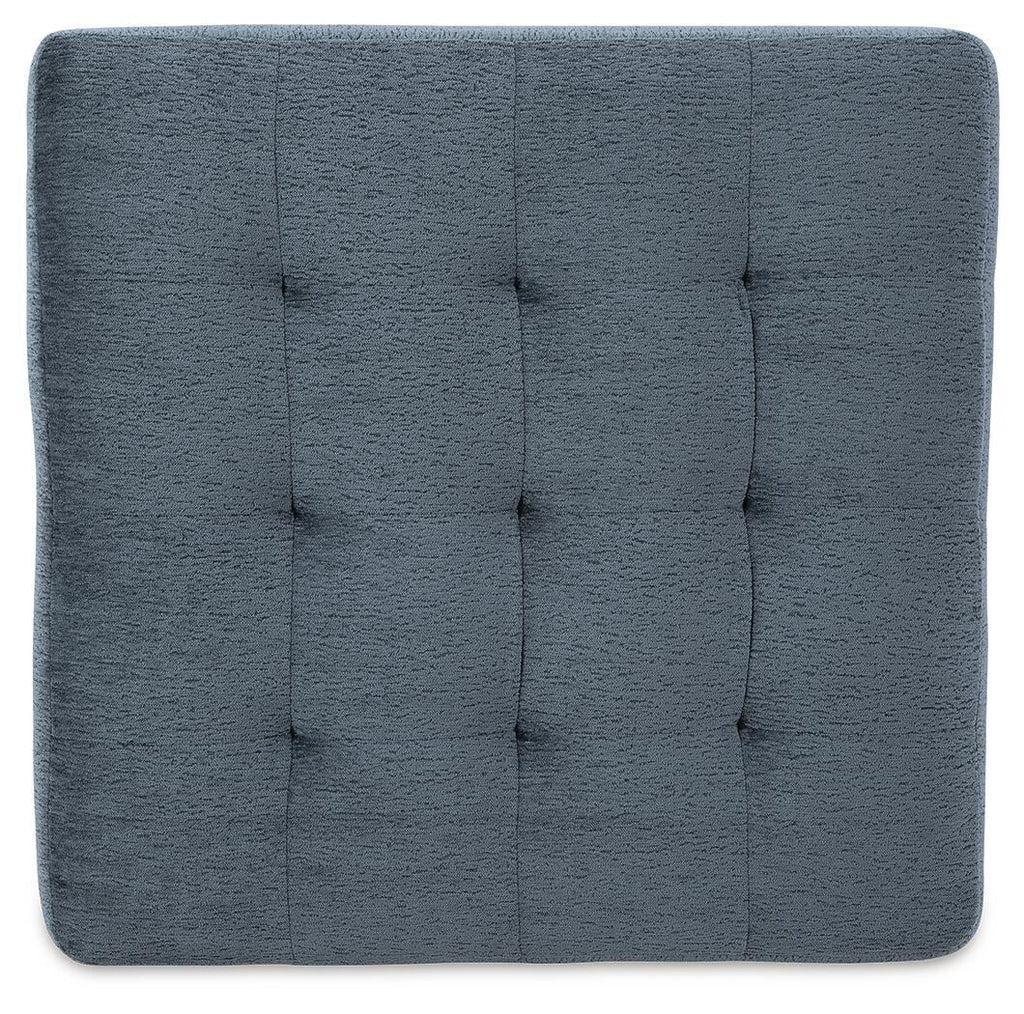 Maxon Place Oversized Accent Ottoman (Blue)