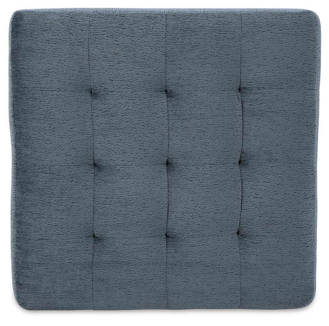 Maxon Place Oversized Accent Ottoman (Blue)