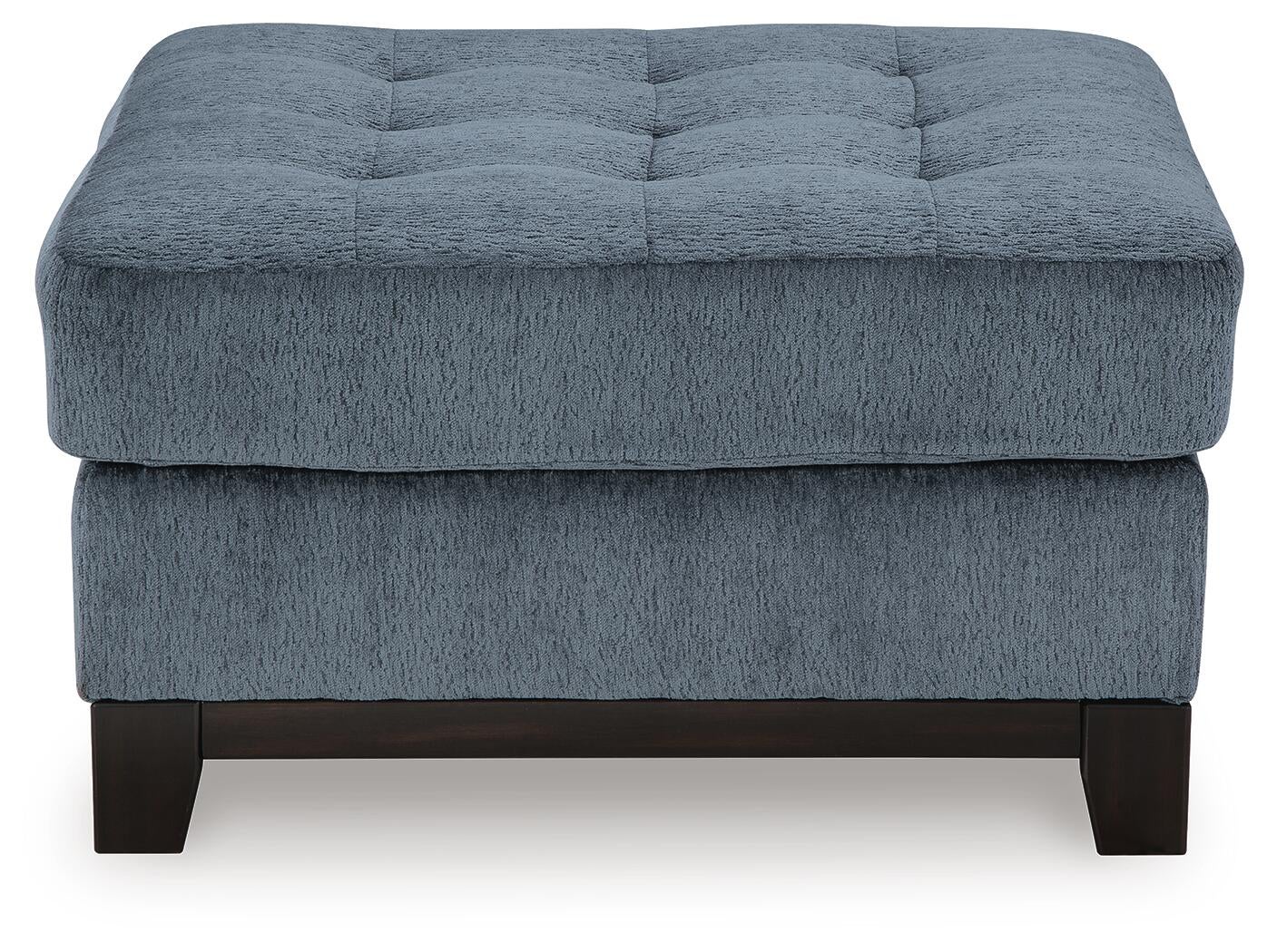 Maxon Place Oversized Accent Ottoman (Blue)