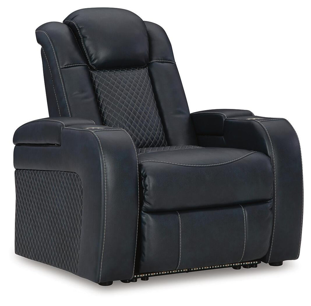 Fyne-Dyme Power Recliner (Black/Gray)