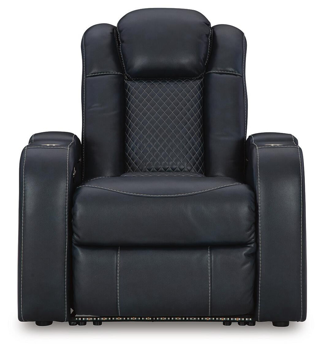 Fyne-Dyme Power Recliner (Black/Gray)