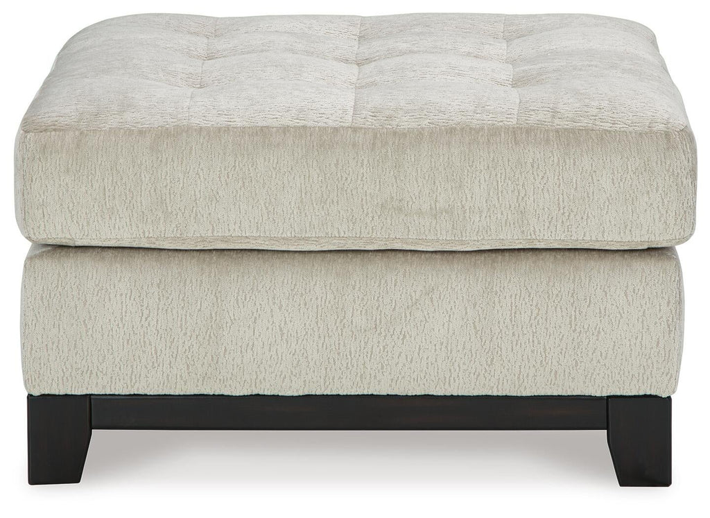 Maxon Place Oversized Accent Ottoman (Blue)