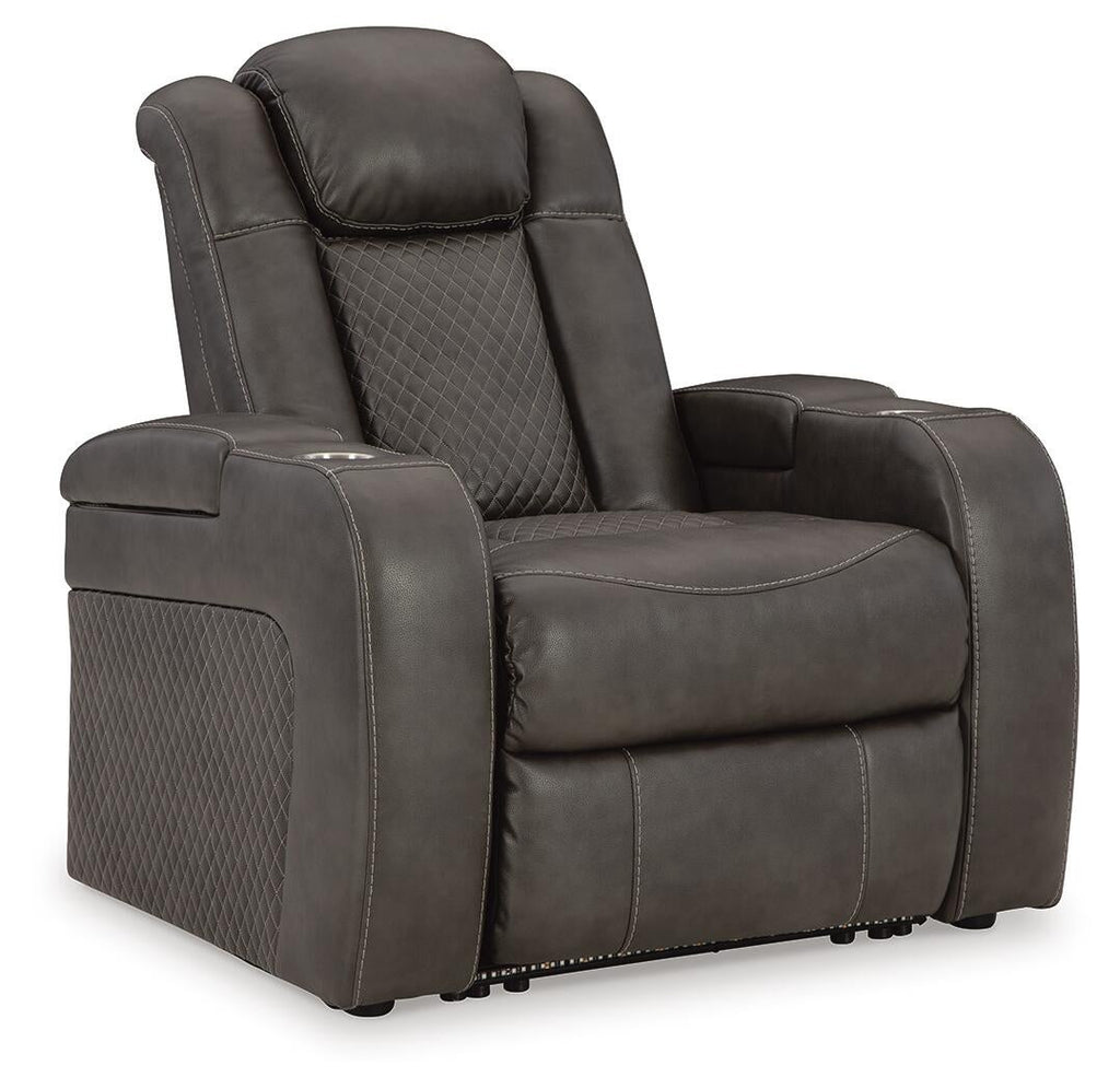 Fyne-Dyme Power Recliner (Black/Gray)