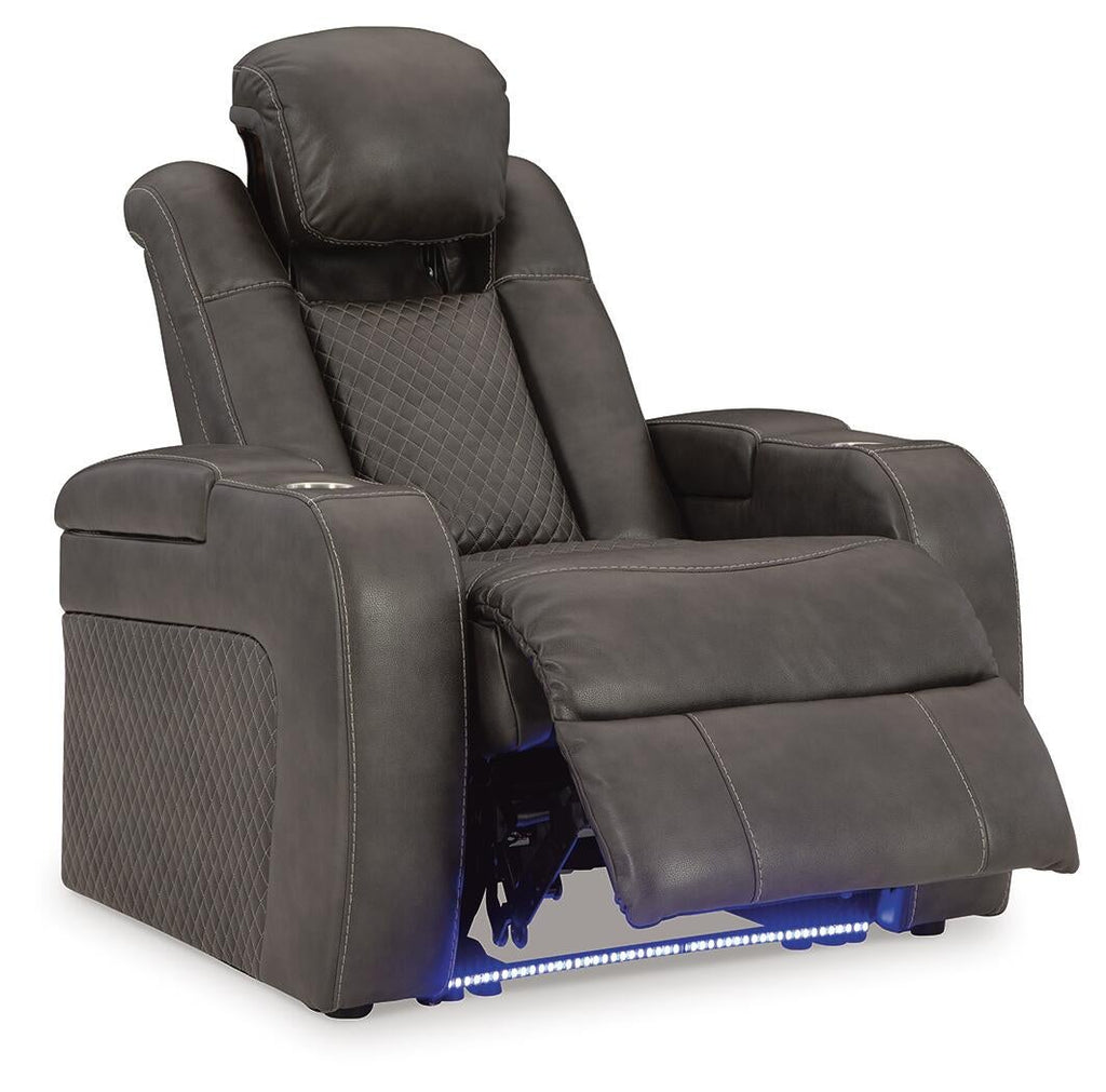 Fyne-Dyme Power Recliner (Black/Gray)