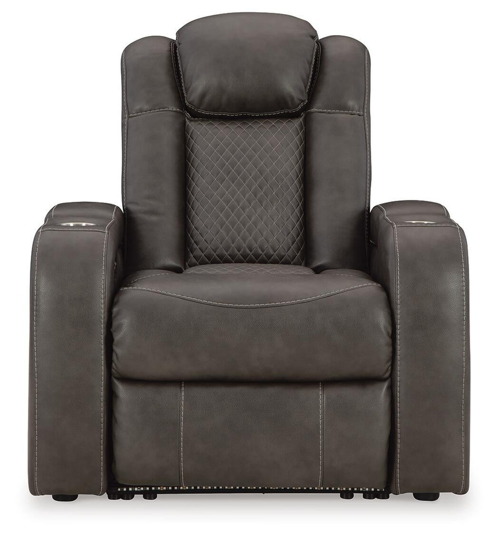 Fyne-Dyme Power Recliner (Black/Gray)