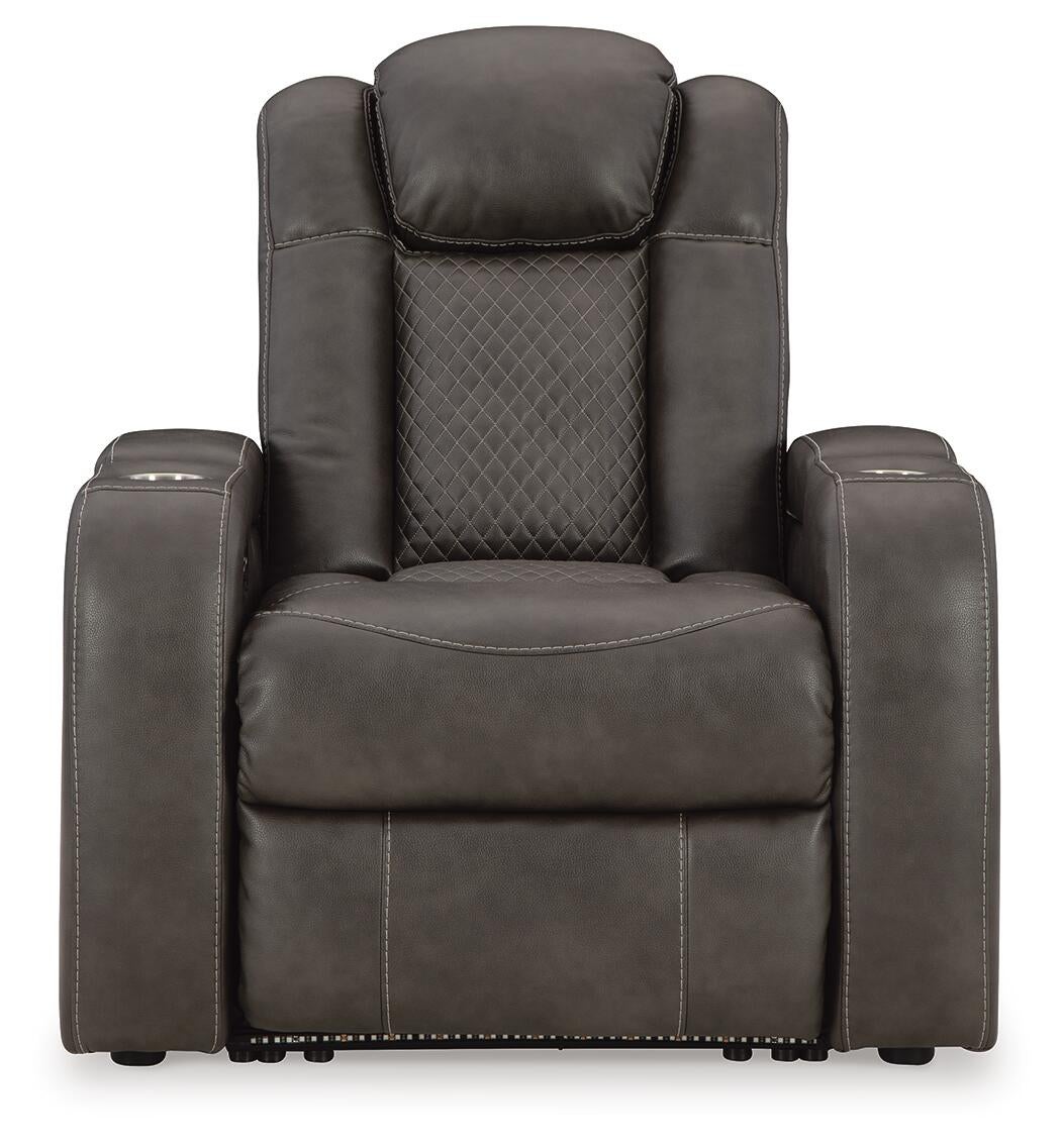 Fyne-Dyme Power Recliner (Black/Gray)