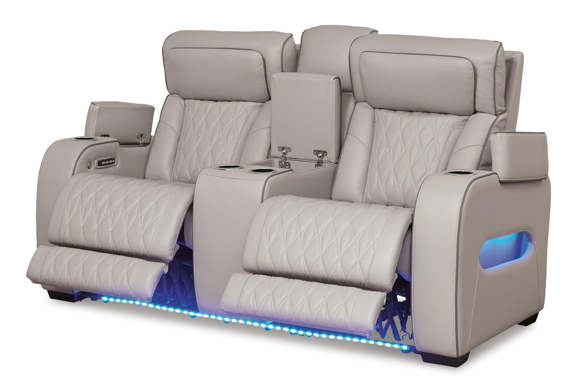 Boyington Power Reclining Loveseat with Console