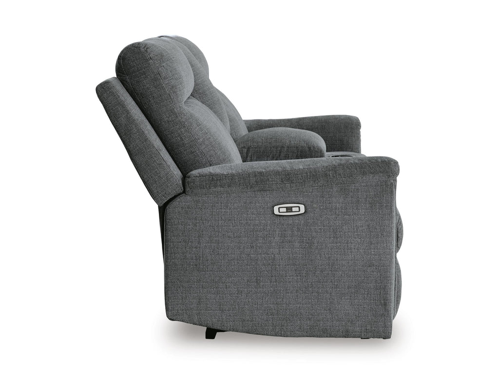 Barnsana Power Reclining Loveseat with Console
