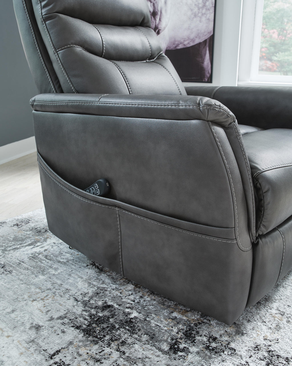 Strawbill Power Lift Recliner (Blue)