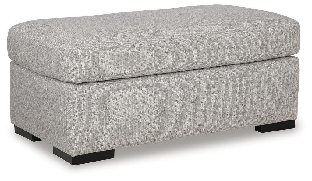 Evansley Ottoman (Black/Gray)