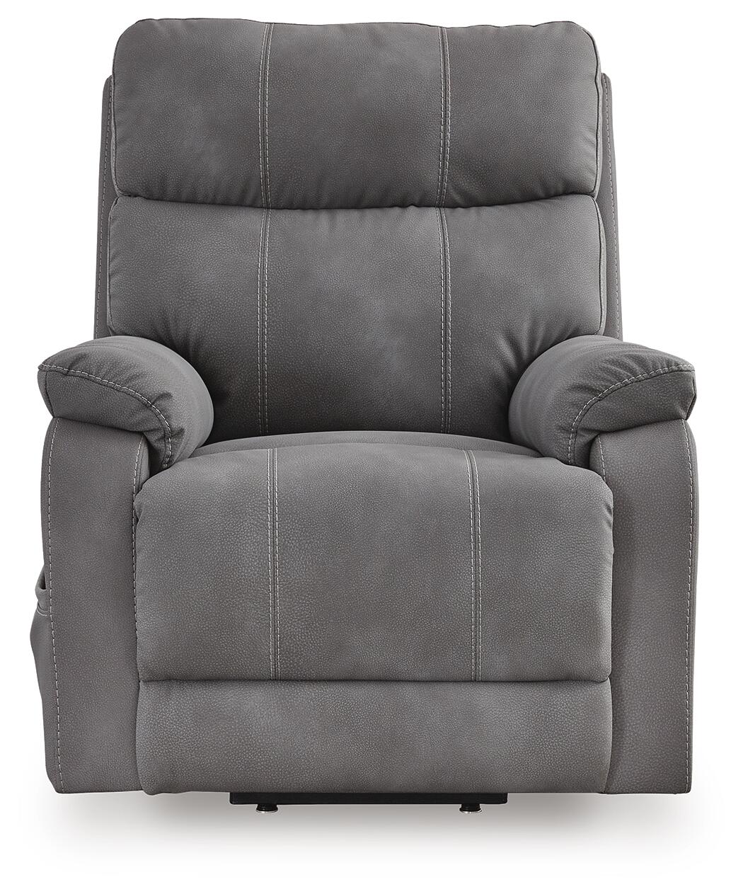 Next-Gen Durapella Power Lift Recliner (Black/Gray)