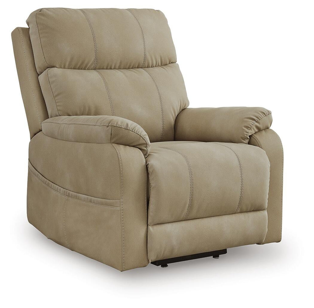 Next-Gen Durapella Power Lift Recliner (Black/Gray)