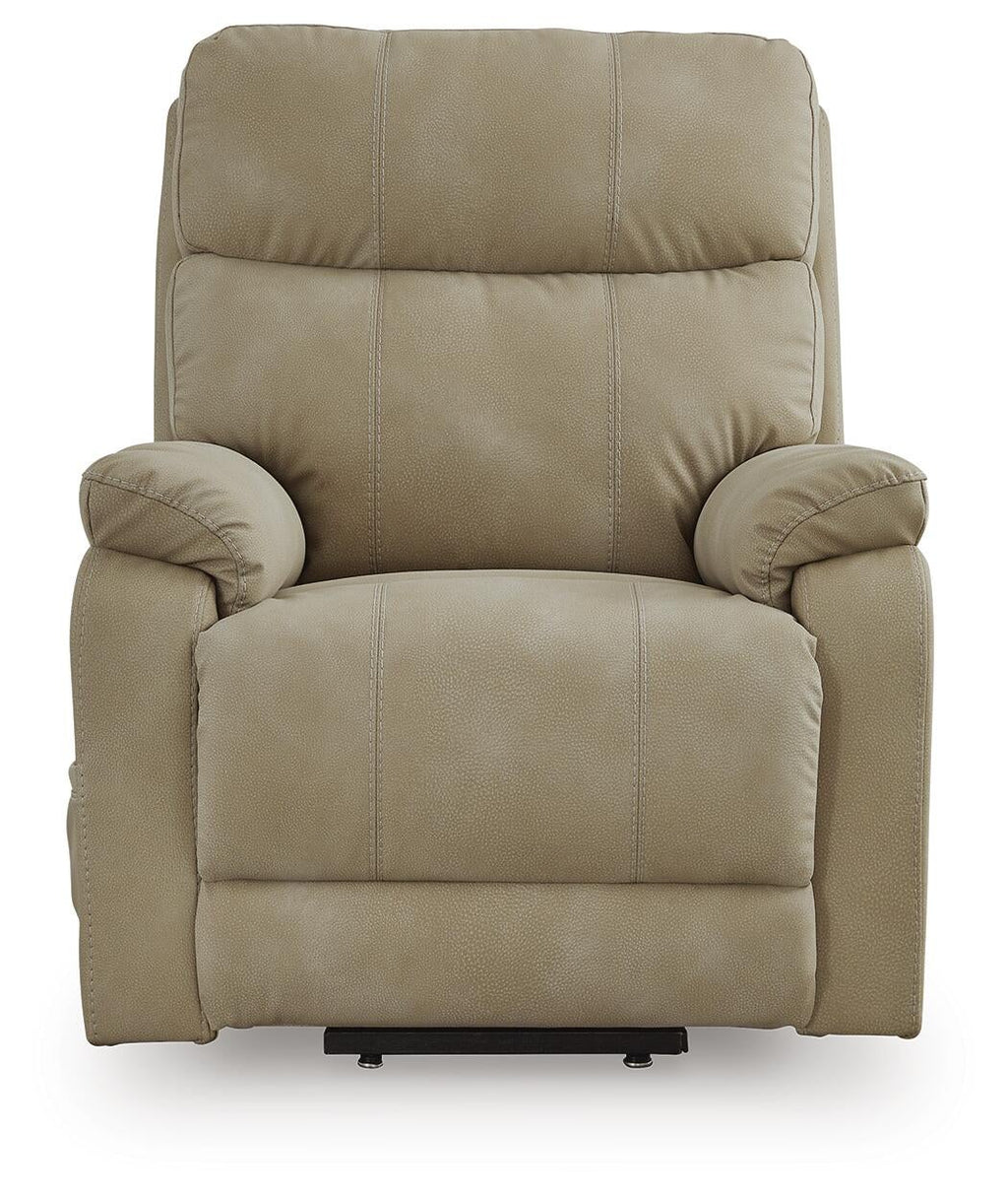 Next-Gen Durapella Power Lift Recliner (Black/Gray)