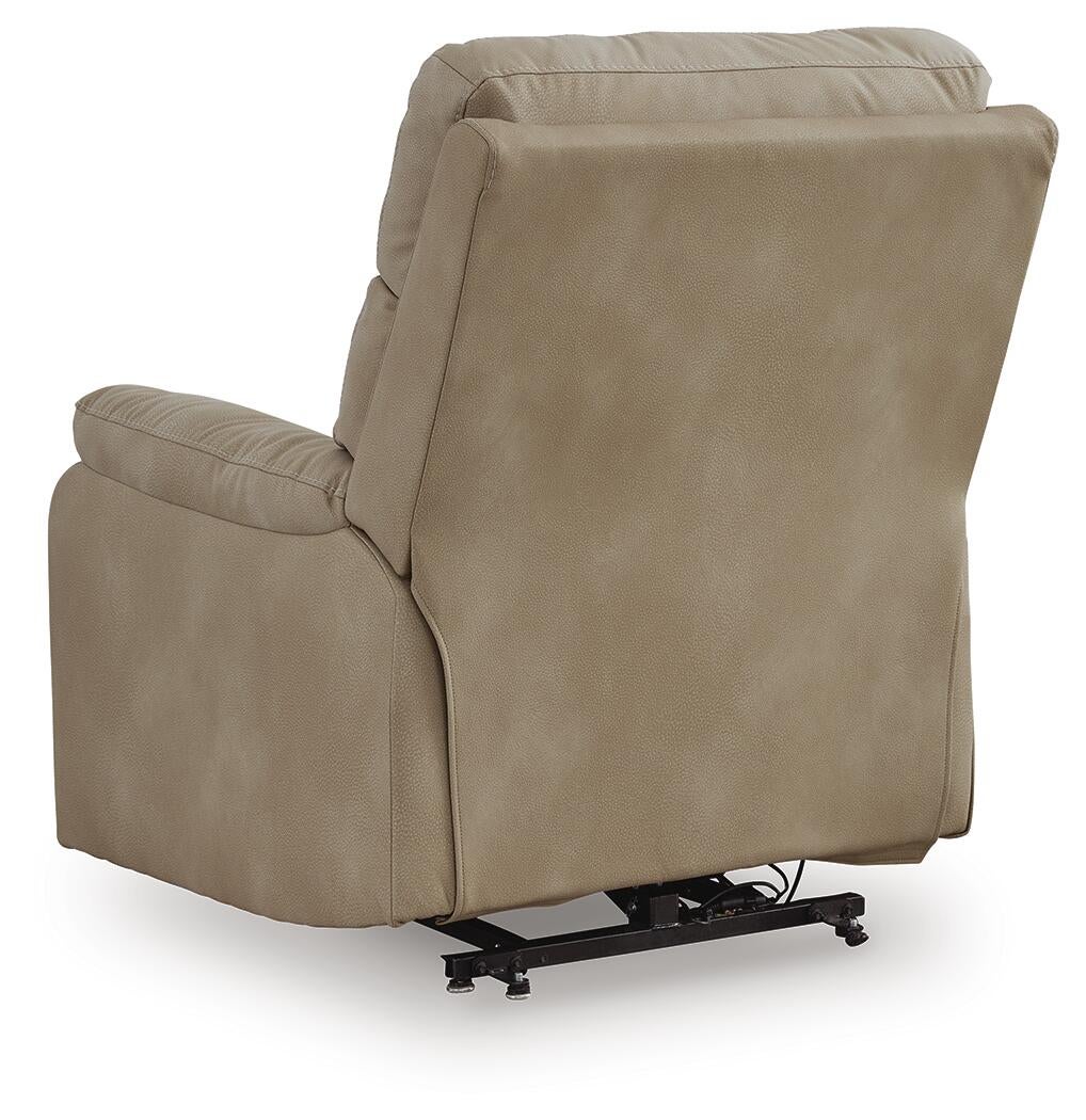 Next-Gen Durapella Power Lift Recliner (Black/Gray)