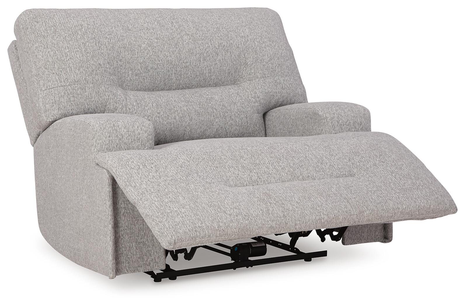 Acklen Place Oversized Power Recliner (Blue)