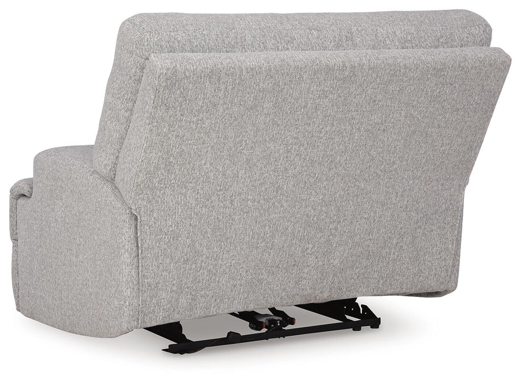 Acklen Place Oversized Power Recliner (Black/Gray)