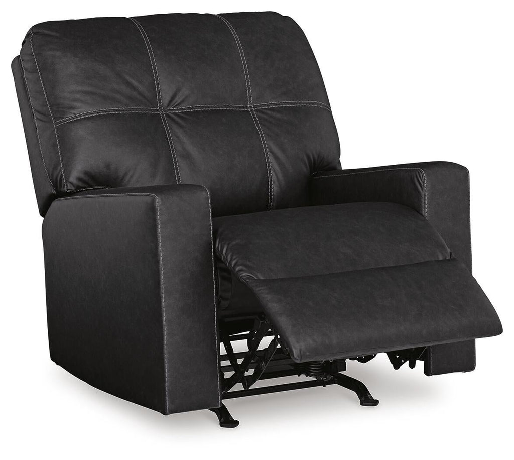Barlin Mills Recliner (Black/Gray)