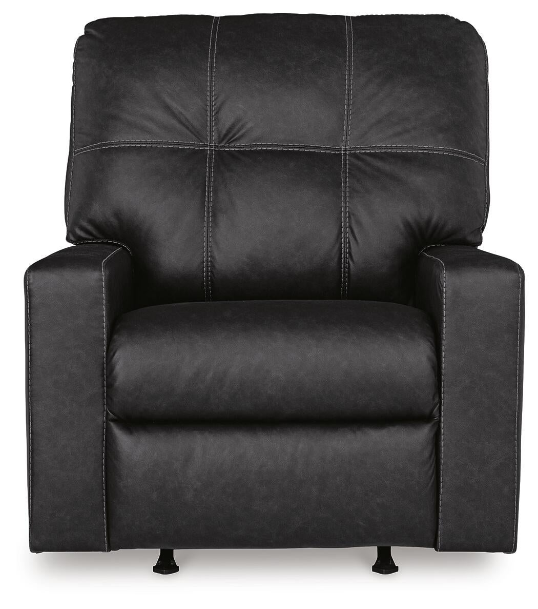 Barlin Mills Recliner (Black/Gray)