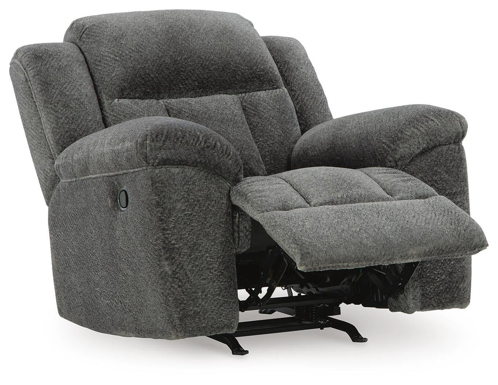 Frohn Recliner (Black/Gray)
