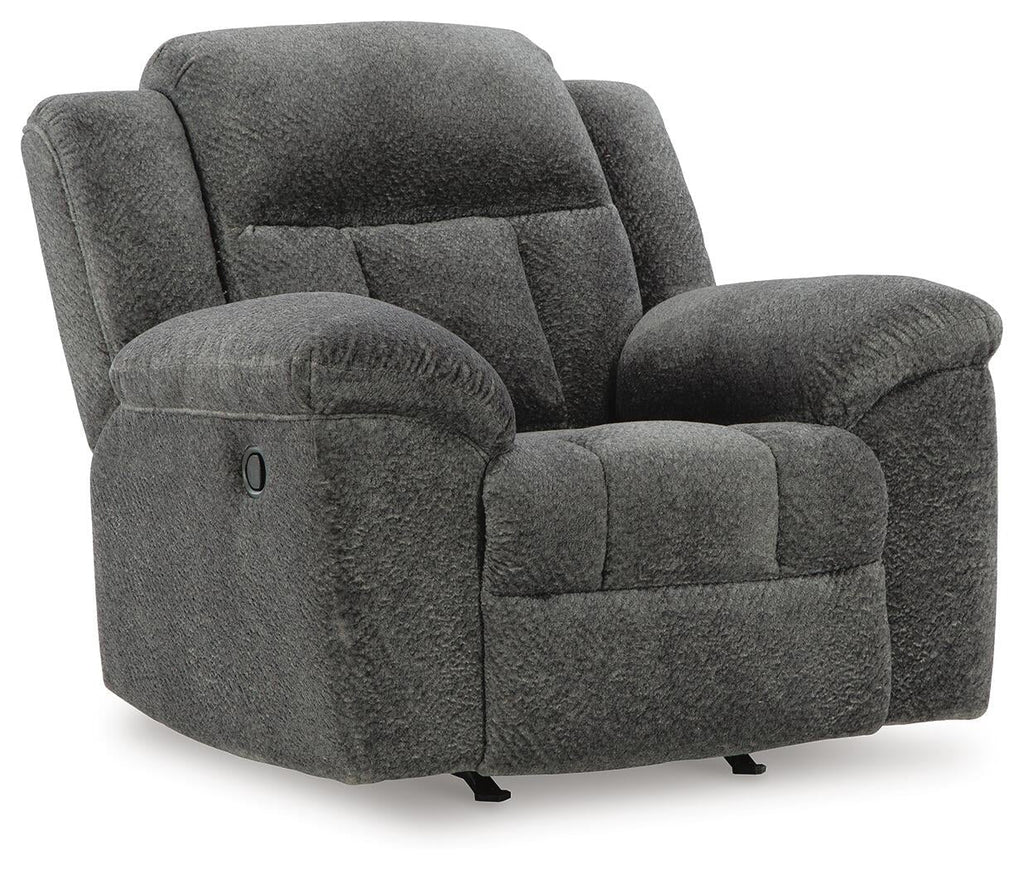 Frohn Recliner (Black/Gray)