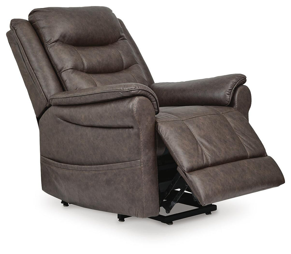 Oatman Power Lift Recliner (Black/Gray)