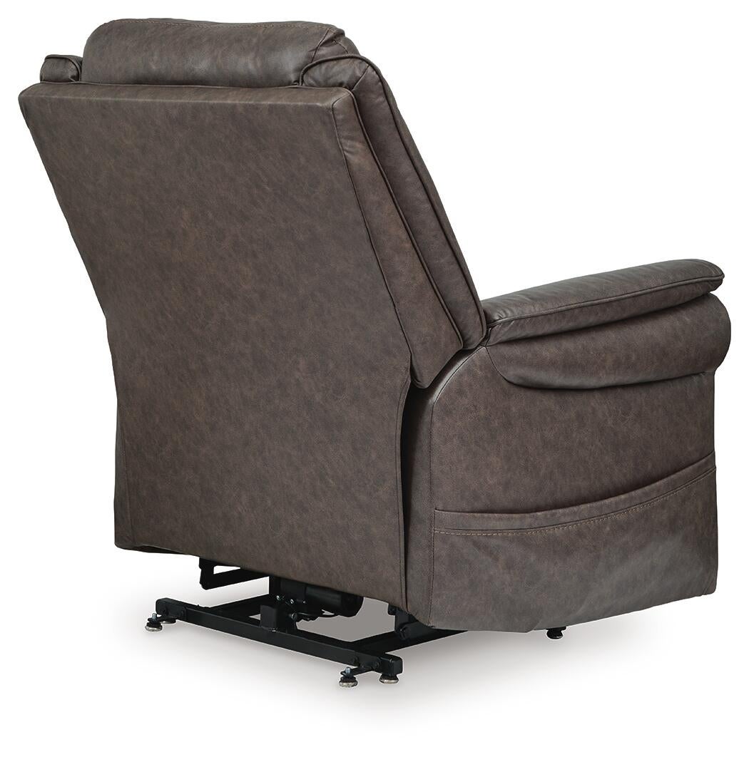 Oatman Power Lift Recliner (Black/Gray)