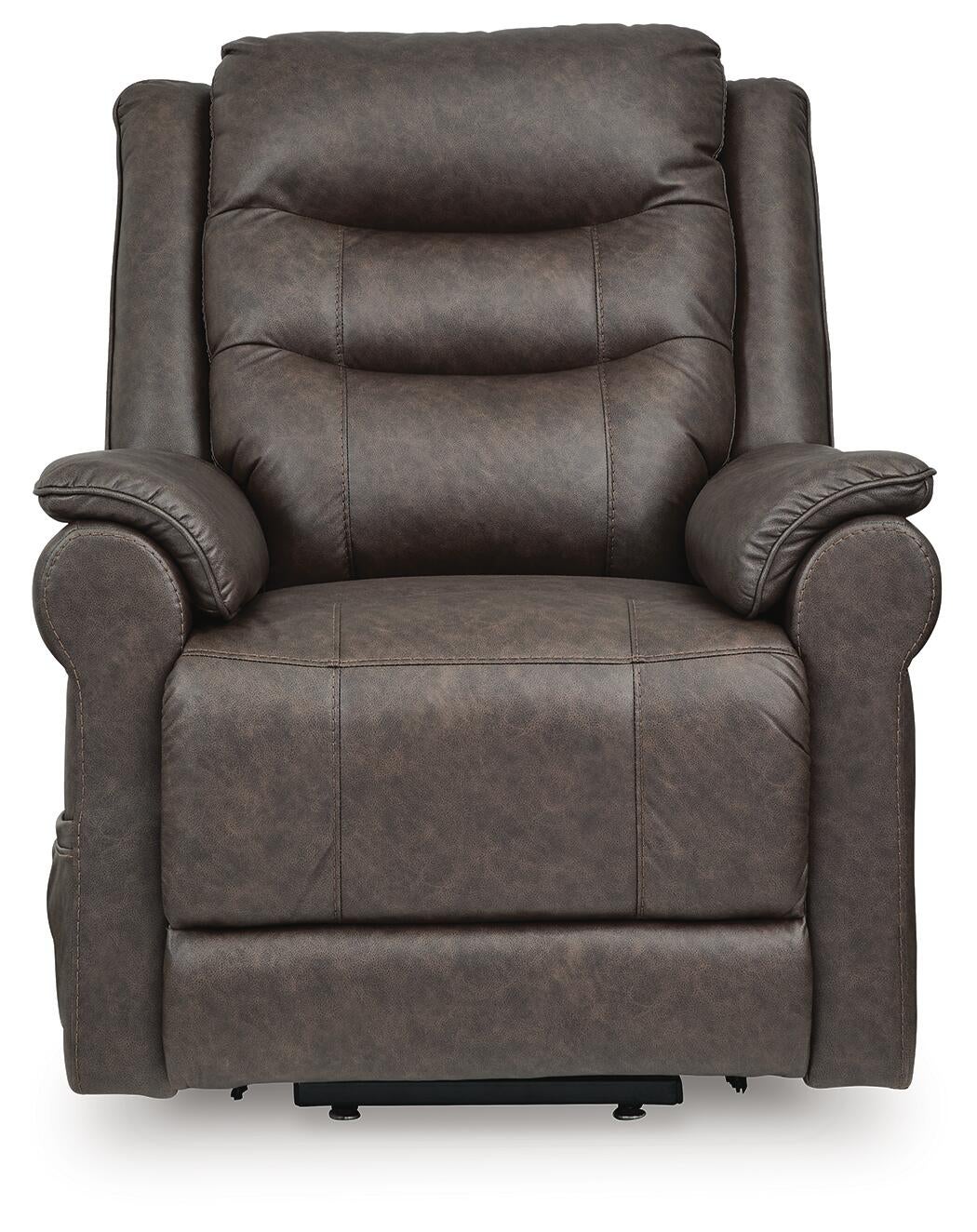 Oatman Power Lift Recliner (Black/Gray)