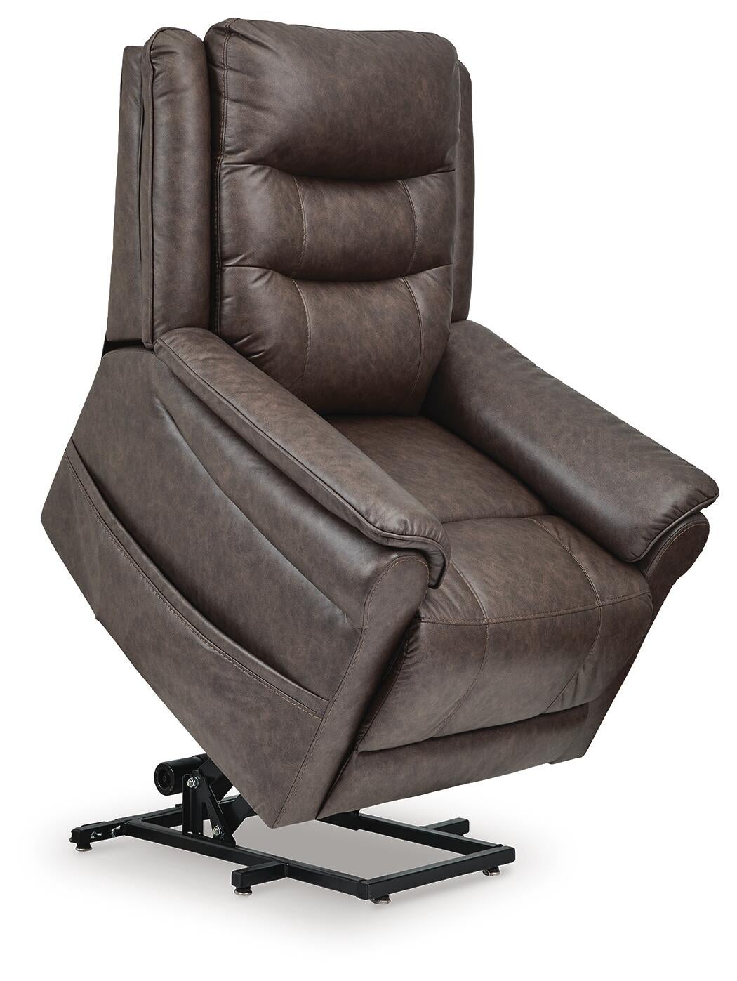 Oatman Power Lift Recliner (Black/Gray)