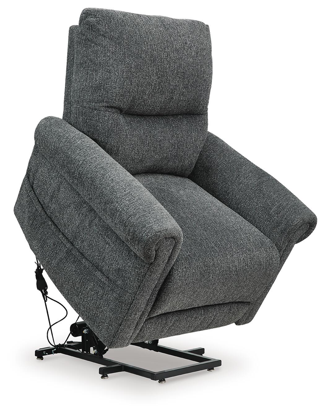 Aureta Power Lift Recliner (Brown/Beige)