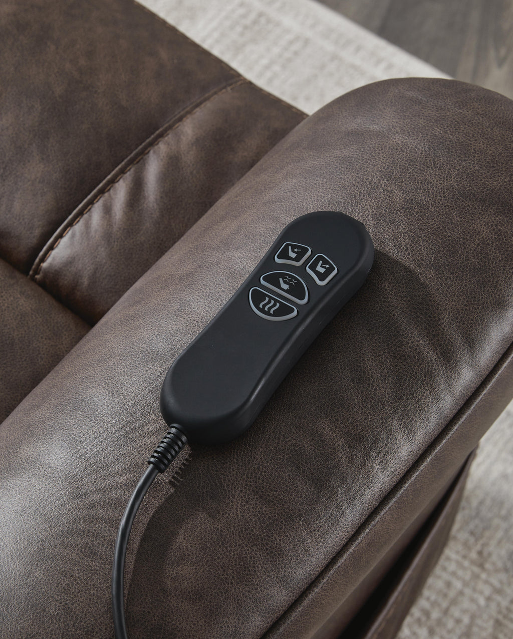 Oatman Power Lift Recliner (Black/Gray)