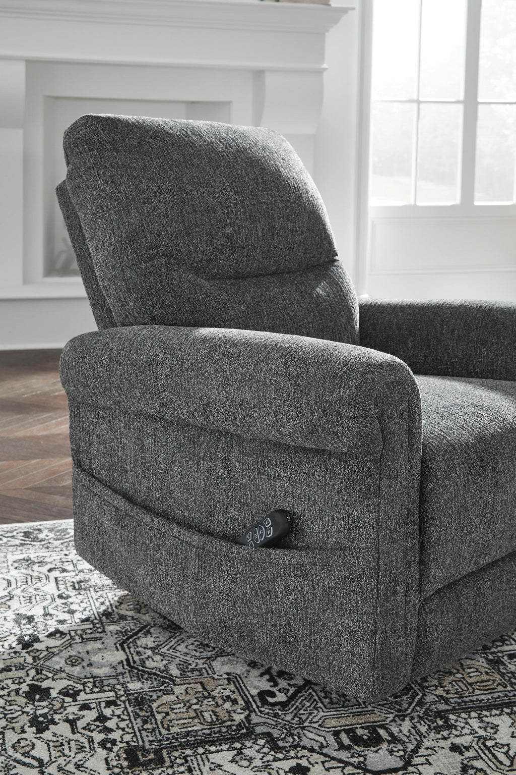 Aureta Power Lift Recliner (Brown/Beige)