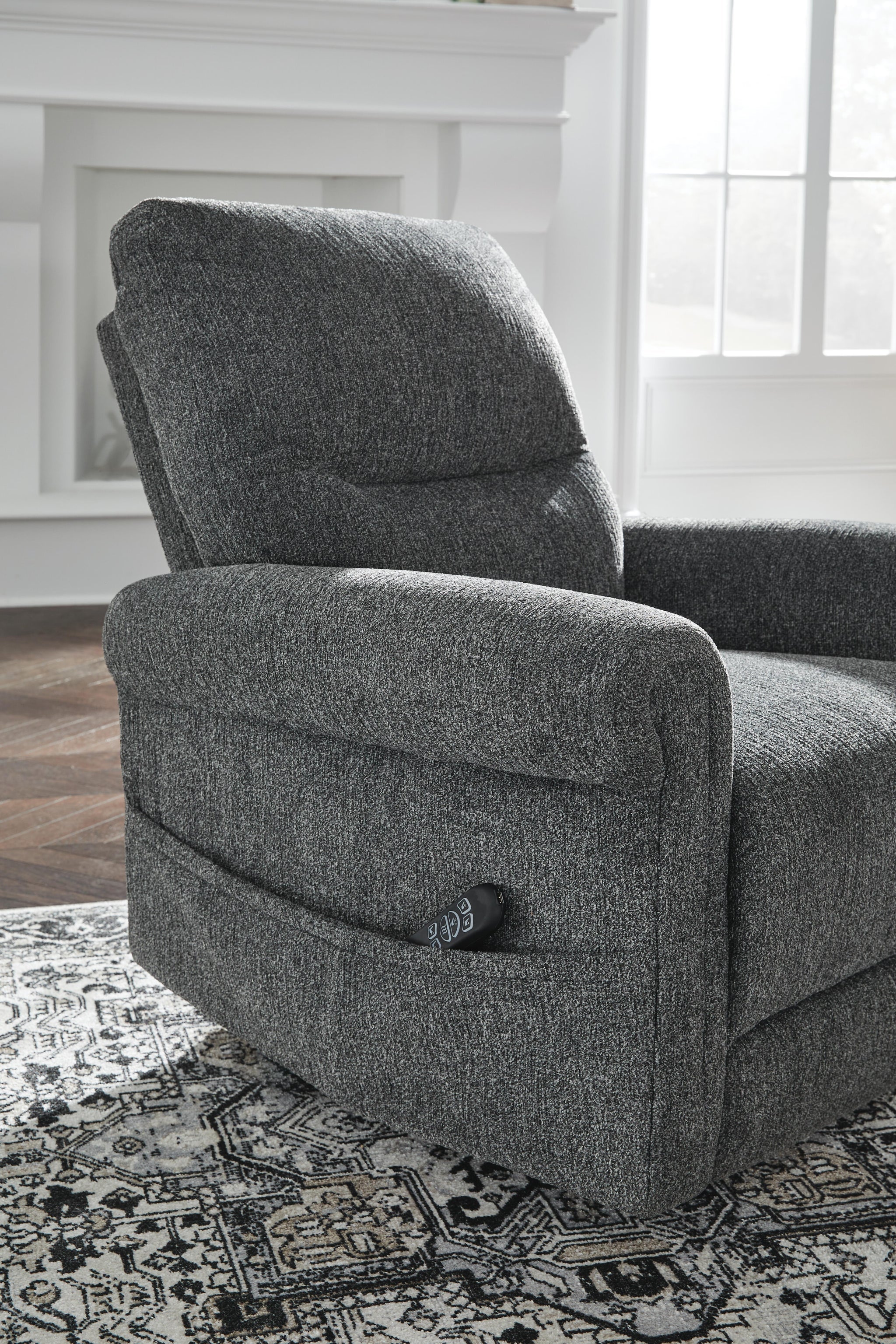 Aureta Power Lift Recliner (Brown/Beige)