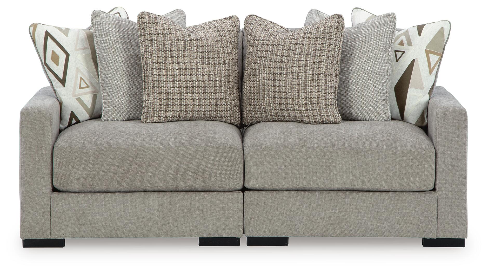 Aslan Court 2-Piece Loveseat Sectional