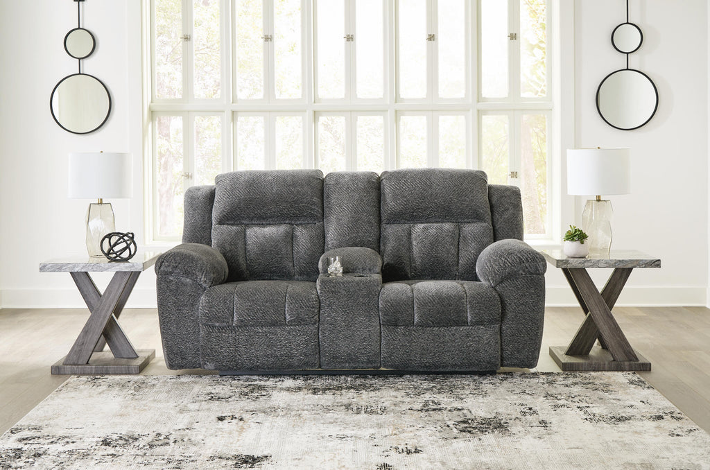 Frohn Reclining Loveseat with Console