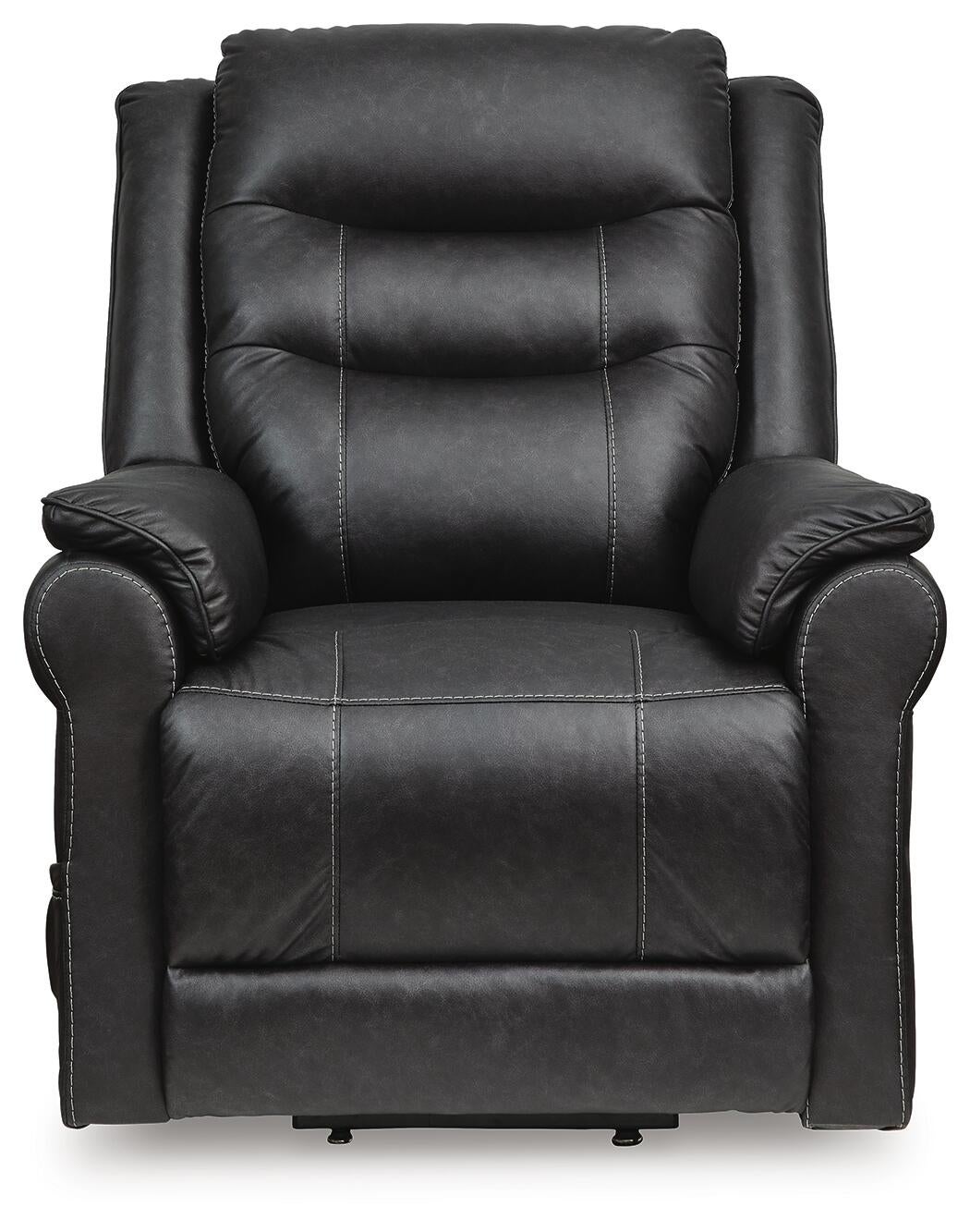 Oatman Power Lift Recliner (Black/Gray)