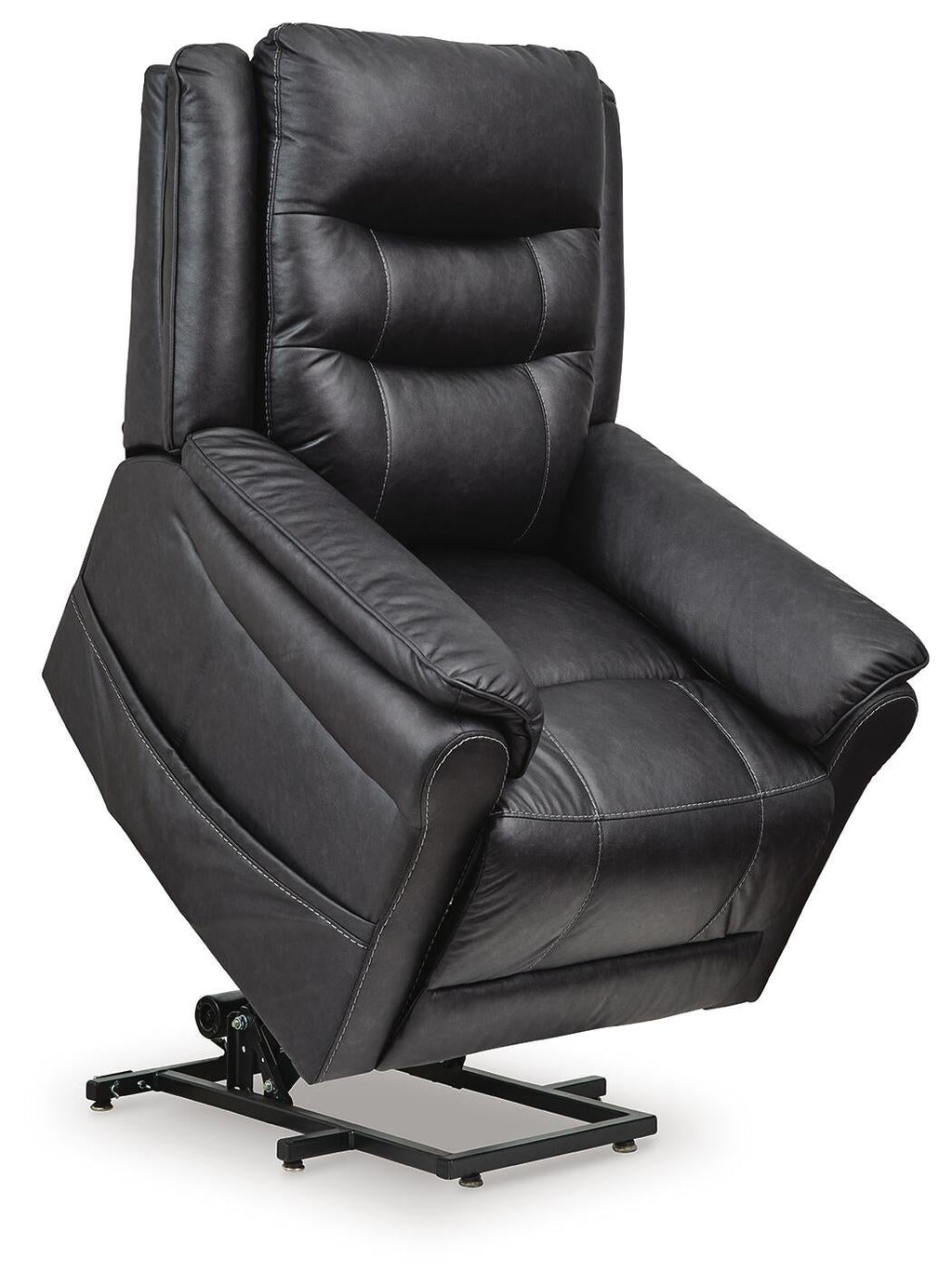Oatman Power Lift Recliner (Black/Gray)