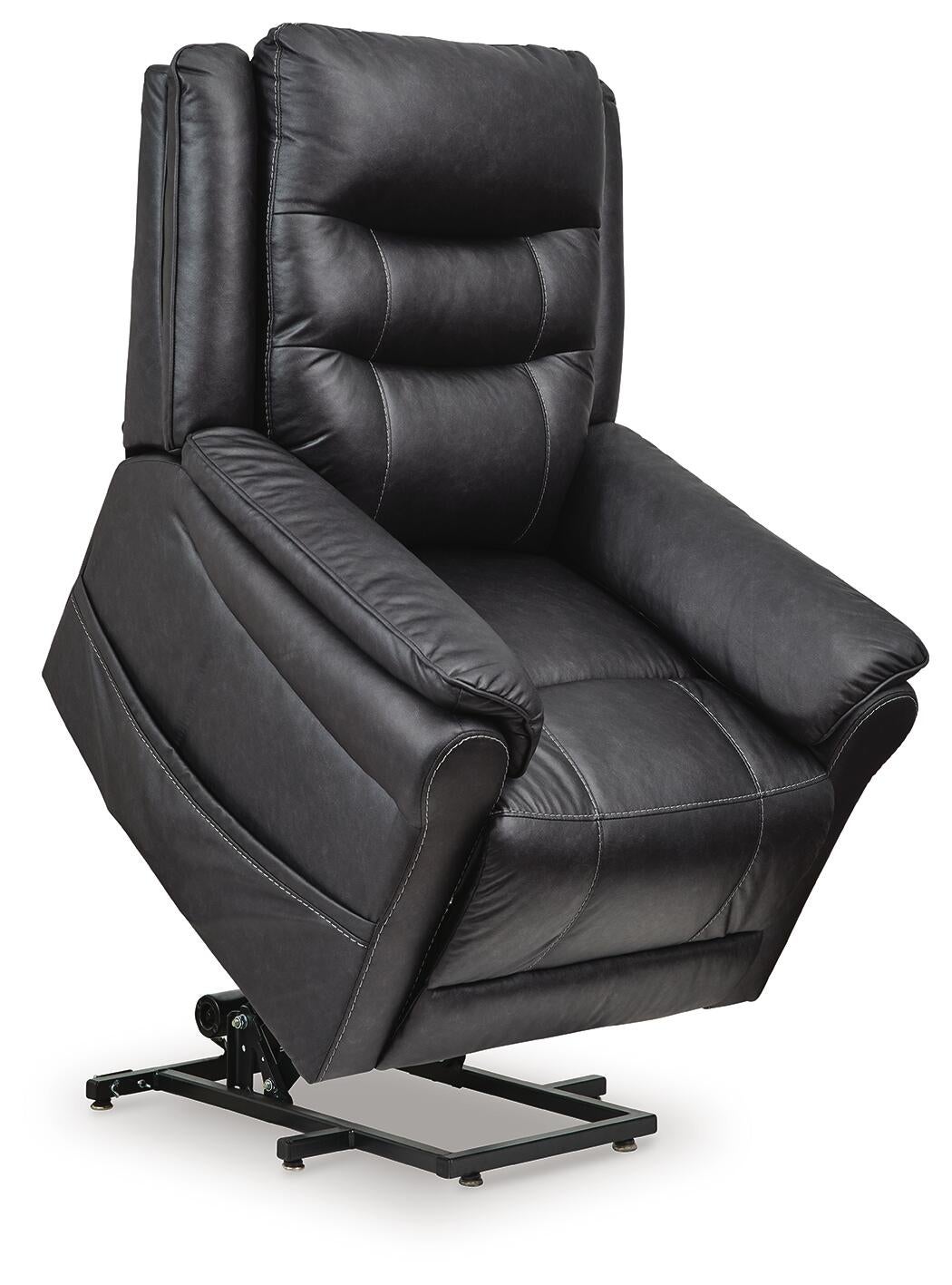 Oatman Power Lift Recliner (Black/Gray)