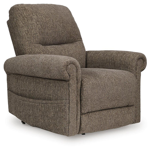 Aureta Power Lift Recliner (Brown/Beige)