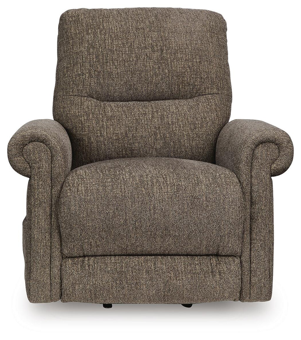 Aureta Power Lift Recliner (Brown/Beige)
