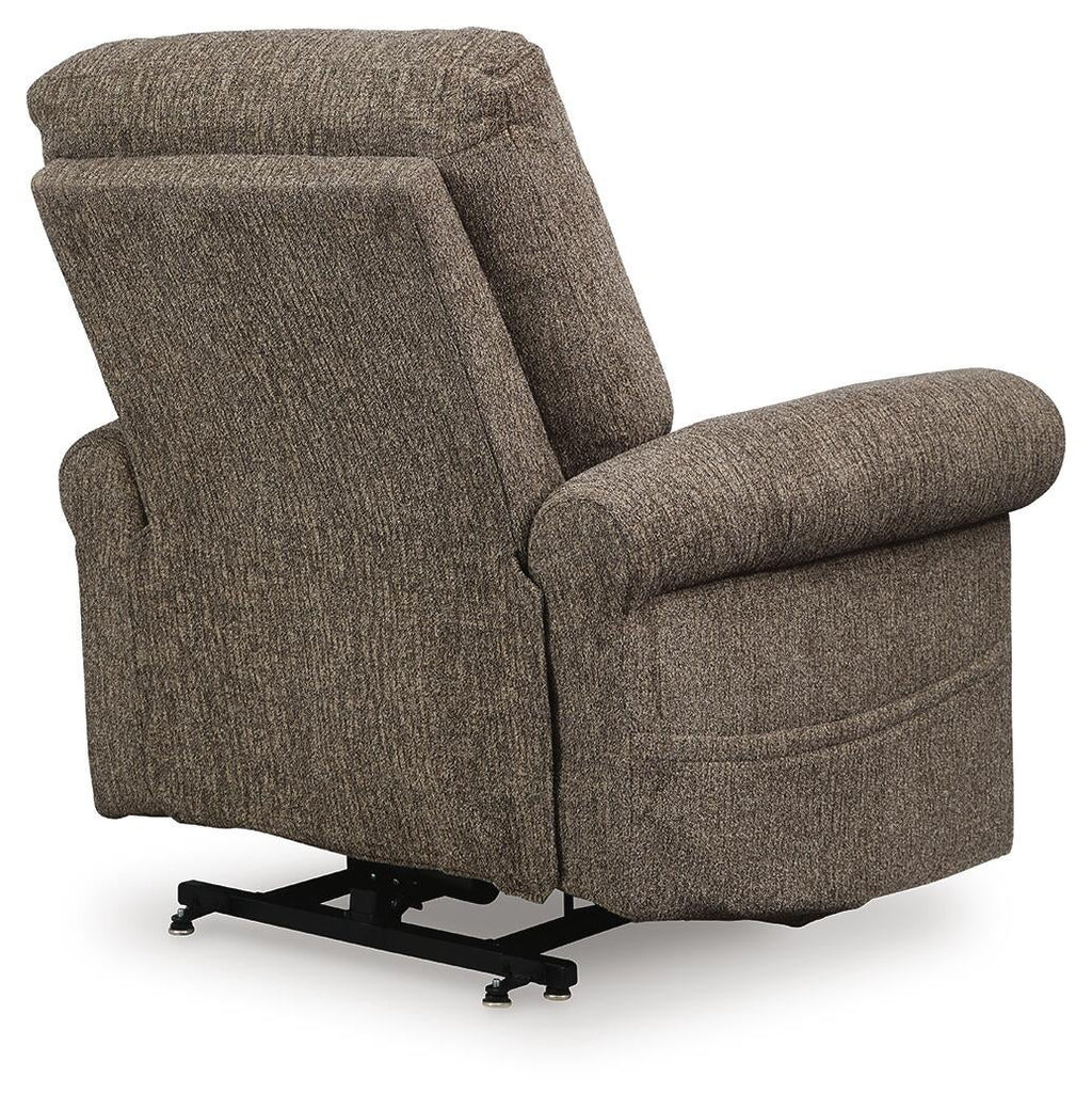 Aureta Power Lift Recliner (Brown/Beige)
